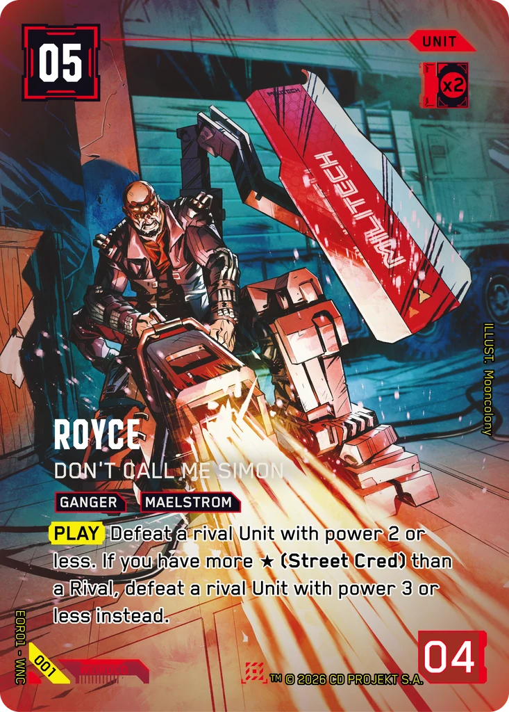 Royce: Don't Call Me Simon Edgerunner Open S 1 · #001 · Mooncolony thumbnail
