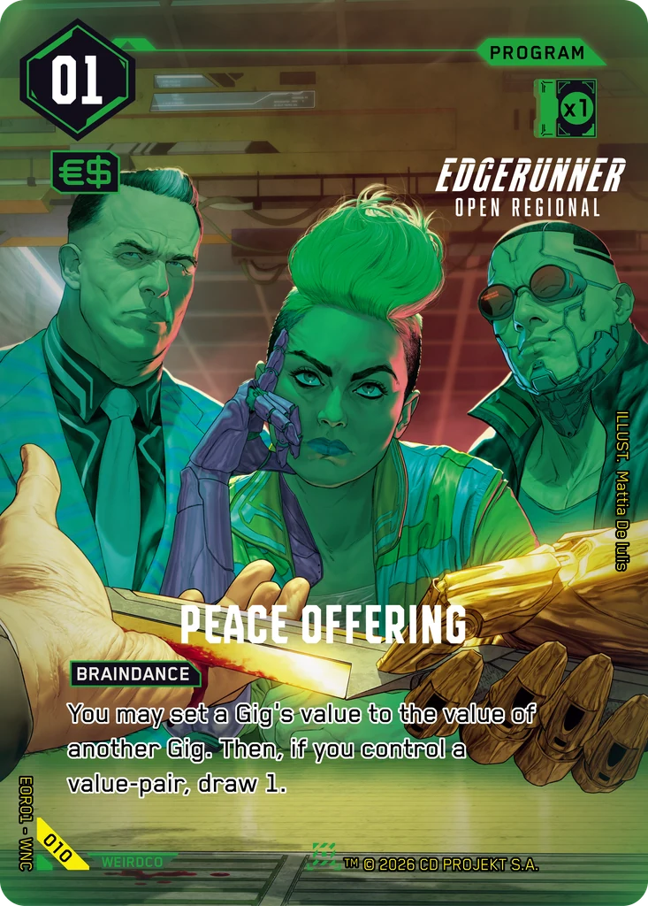 Peace Offering Edgerunner Open S 1 · #010 · Mattia De Iulis thumbnail