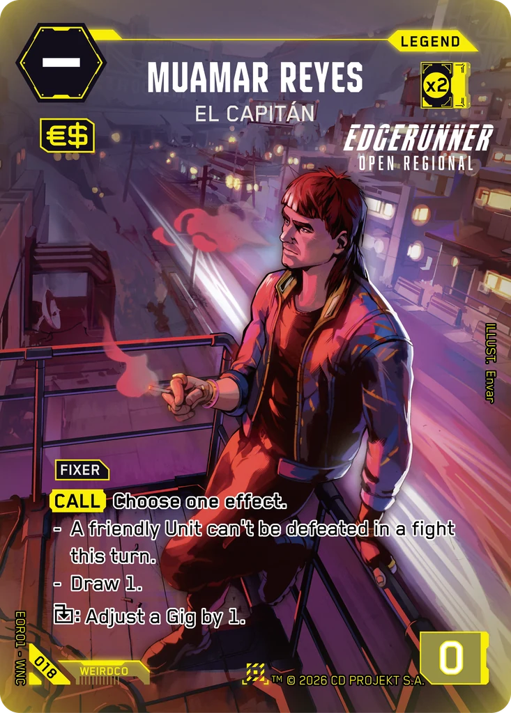 Muamar Reyes: El Capitán Edgerunner Open S 1 · #018 · Mooncolony thumbnail