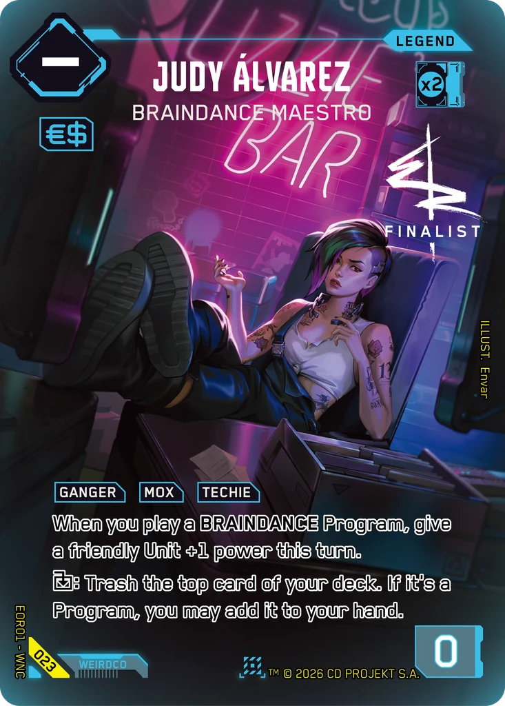 Judy Álvarez: Braindance Maestro Edgerunner Open S 1 · #023 · Gautier Viller thumbnail