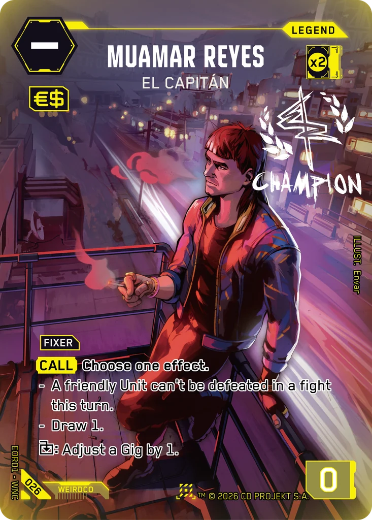 Muamar Reyes: El Capitán Edgerunner Open S 1 · #026 · Mooncolony thumbnail