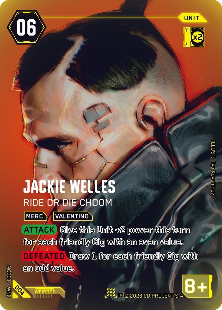 Jackie Welles: Ride or Die Choom Night City Brawl S 1 · #004 · Ilya Kuvshinov thumbnail