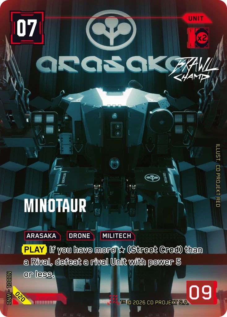 Minotaur Night City Brawl S 1 · #020 · CD Projekt Red thumbnail
