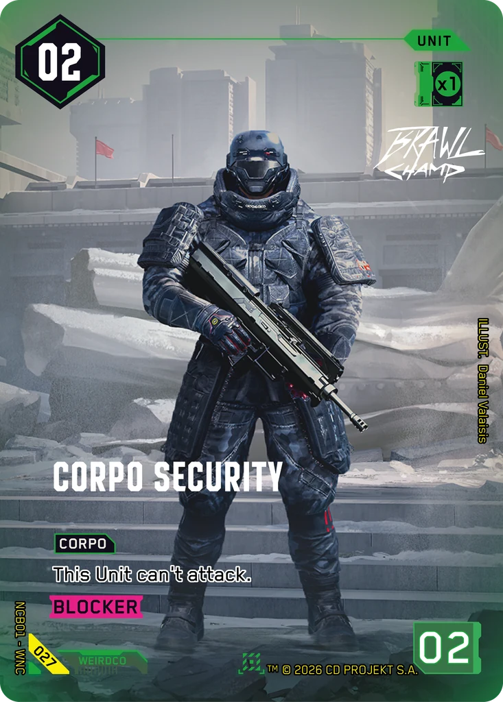 Corpo Security Night City Brawl S 1 · #027 · CD PROJEKT RED thumbnail