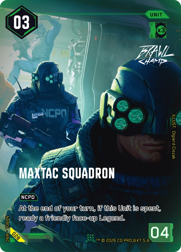 MaxTac Squadron Night City Brawl S 1 · #028 · Olgierd Ciszak thumbnail