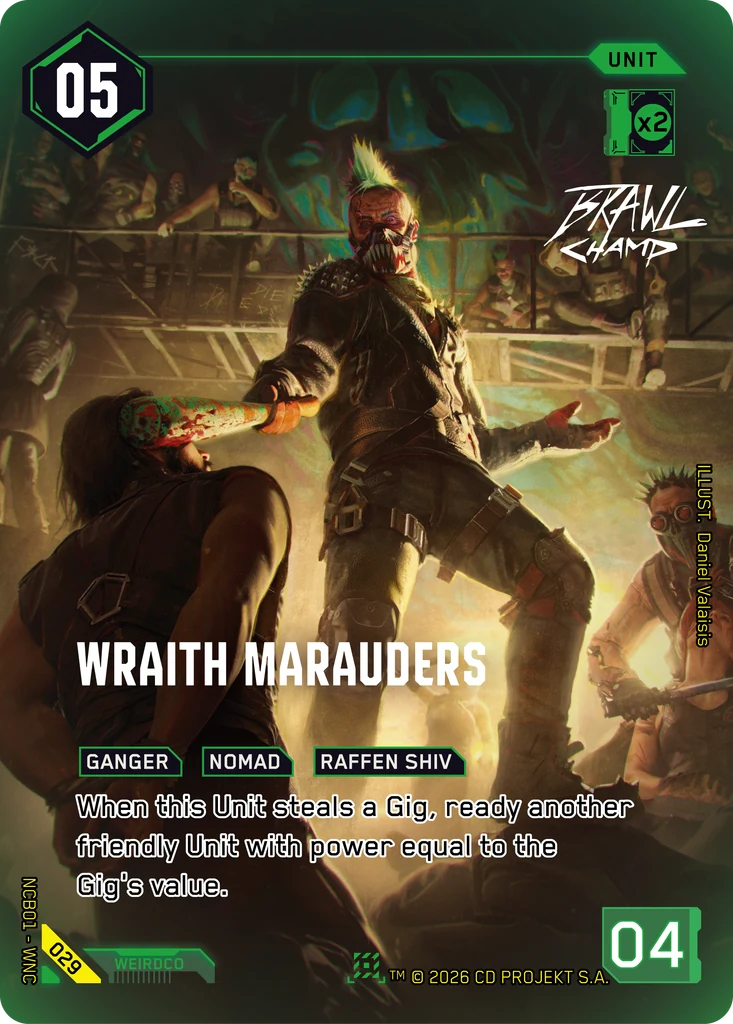 Wraith Marauders Night City Brawl S 1 · #029 · Daniel Valaisis thumbnail
