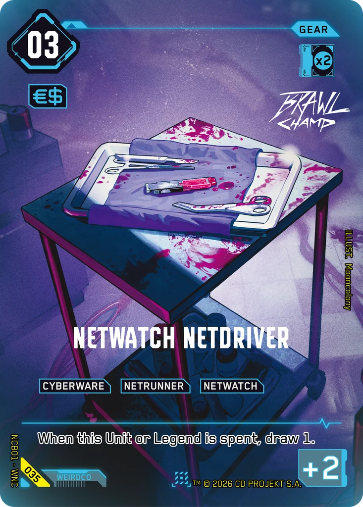 NetWatch Netdriver Night City Brawl S 1 · #035 · Mooncolony thumbnail