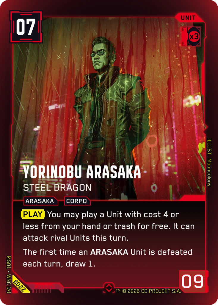 Yorinobu Arasaka — Steel Dragon Welcome to Night City — Beta#β022 · Mooncolony thumbnail