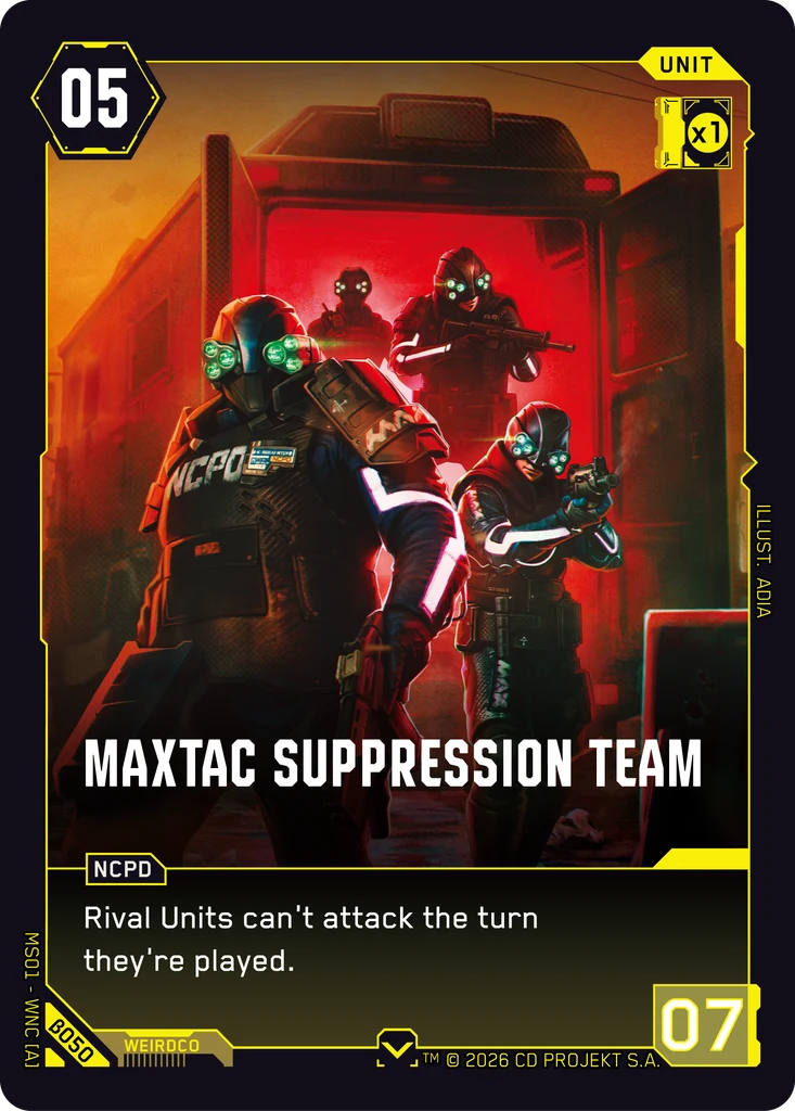 MaxTac Suppression Team Welcome to Night City — Beta#β050 · ADIA thumbnail