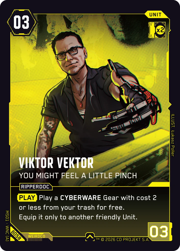 Viktor Vektor — You Might Feel a Little Pinch Welcome to Night City — Beta#β058 · Łukasz Poller thumbnail