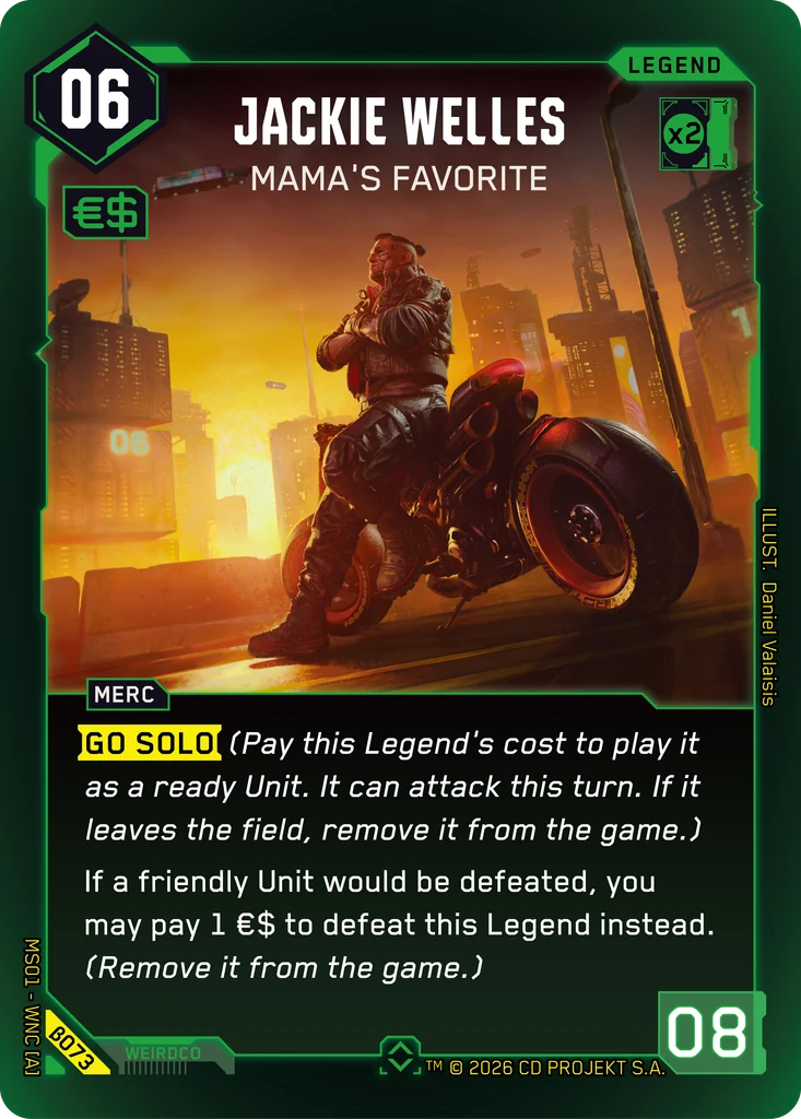 Jackie Welles — Mama's Favorite Welcome to Night City — Beta#β073 · Daniel Valaisis thumbnail