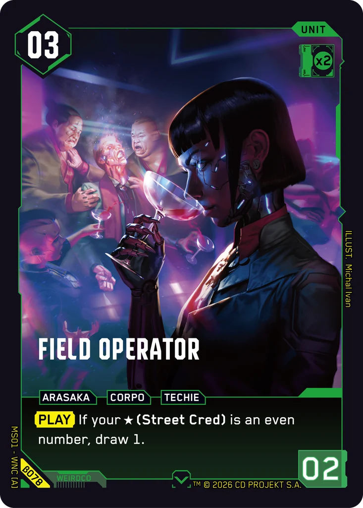 Field Operator Welcome to Night City — Beta#β078 · Michal Ivan thumbnail