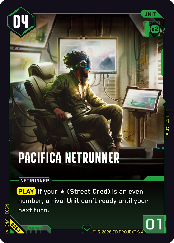 Pacifica Netrunner Welcome to Night City — Beta#β084 · ADIA thumbnail