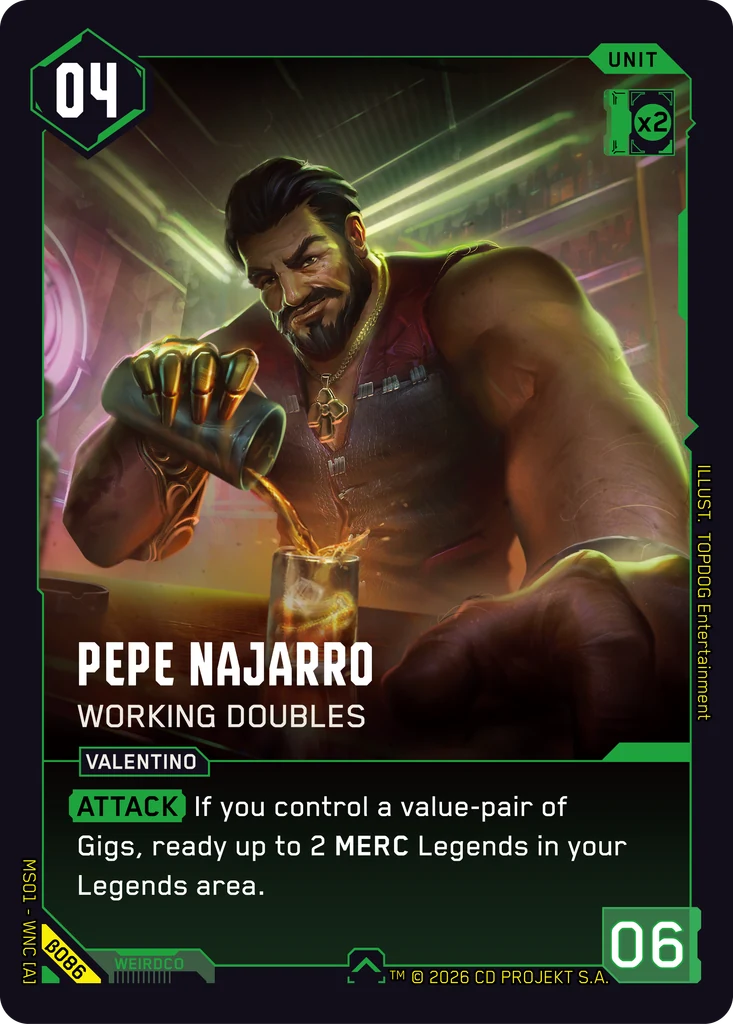 Pepe Najarro — Working Doubles Welcome to Night City — Beta#β086 · TOPDOG Entertainment thumbnail