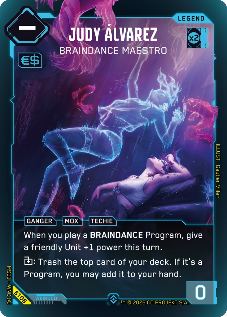 Judy Álvarez — Braindance Maestro Welcome to Night City — Beta#β108 · Gautier Viller thumbnail
