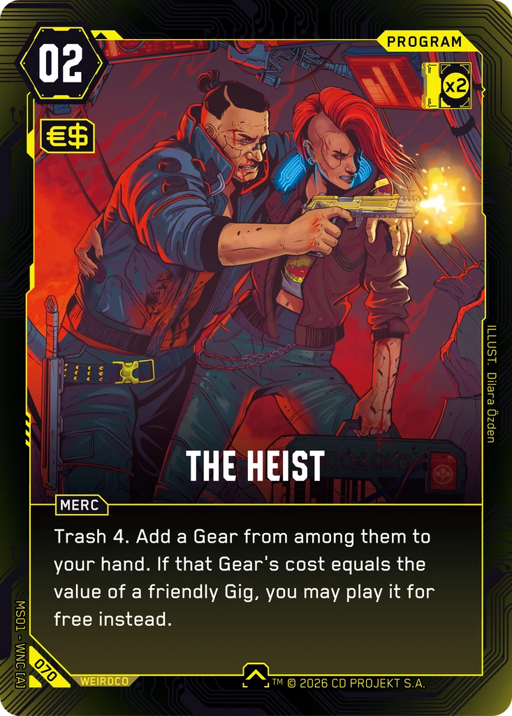 The Heist Welcome to Night City — Retail#070 · Dilara Özden card image