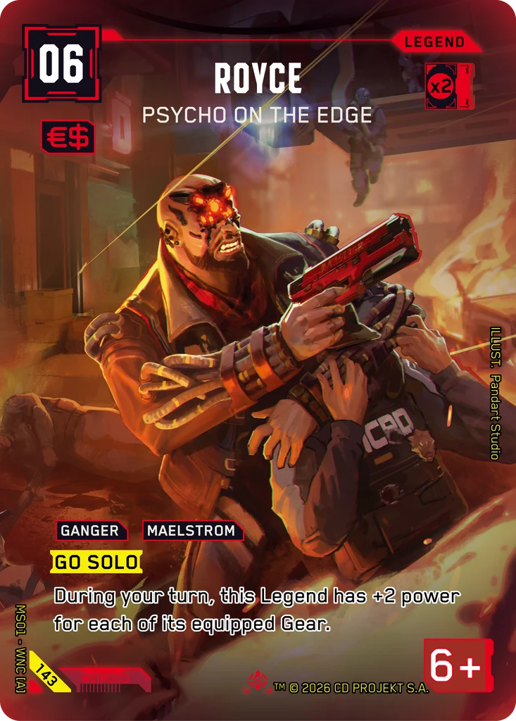Royce: Psycho on the Edge Welcome to Night City — Retail · #143 · Michal Ivan thumbnail