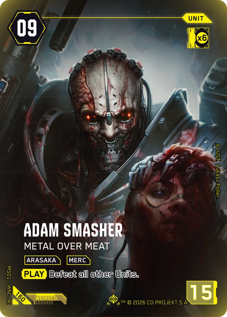 Adam Smasher: Metal Over Meat Welcome to Night City — Retail · #160 · Dardo Studios thumbnail