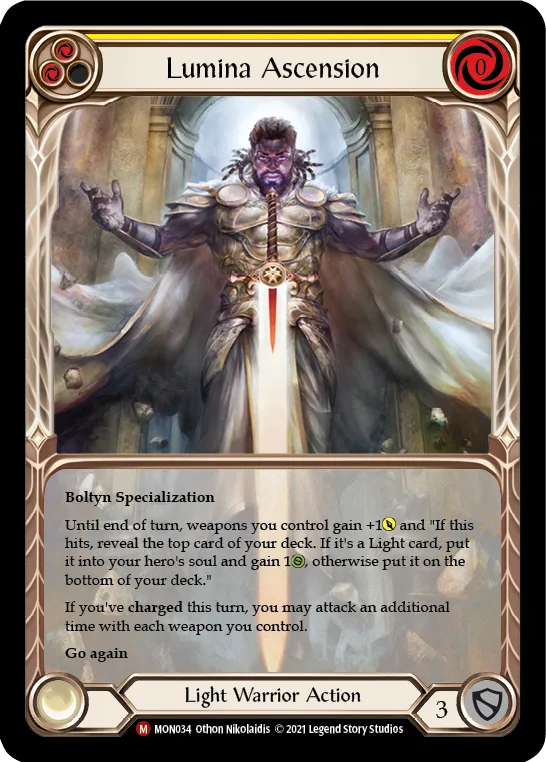 MON · MON034 · Première édition · Rainbow Foil