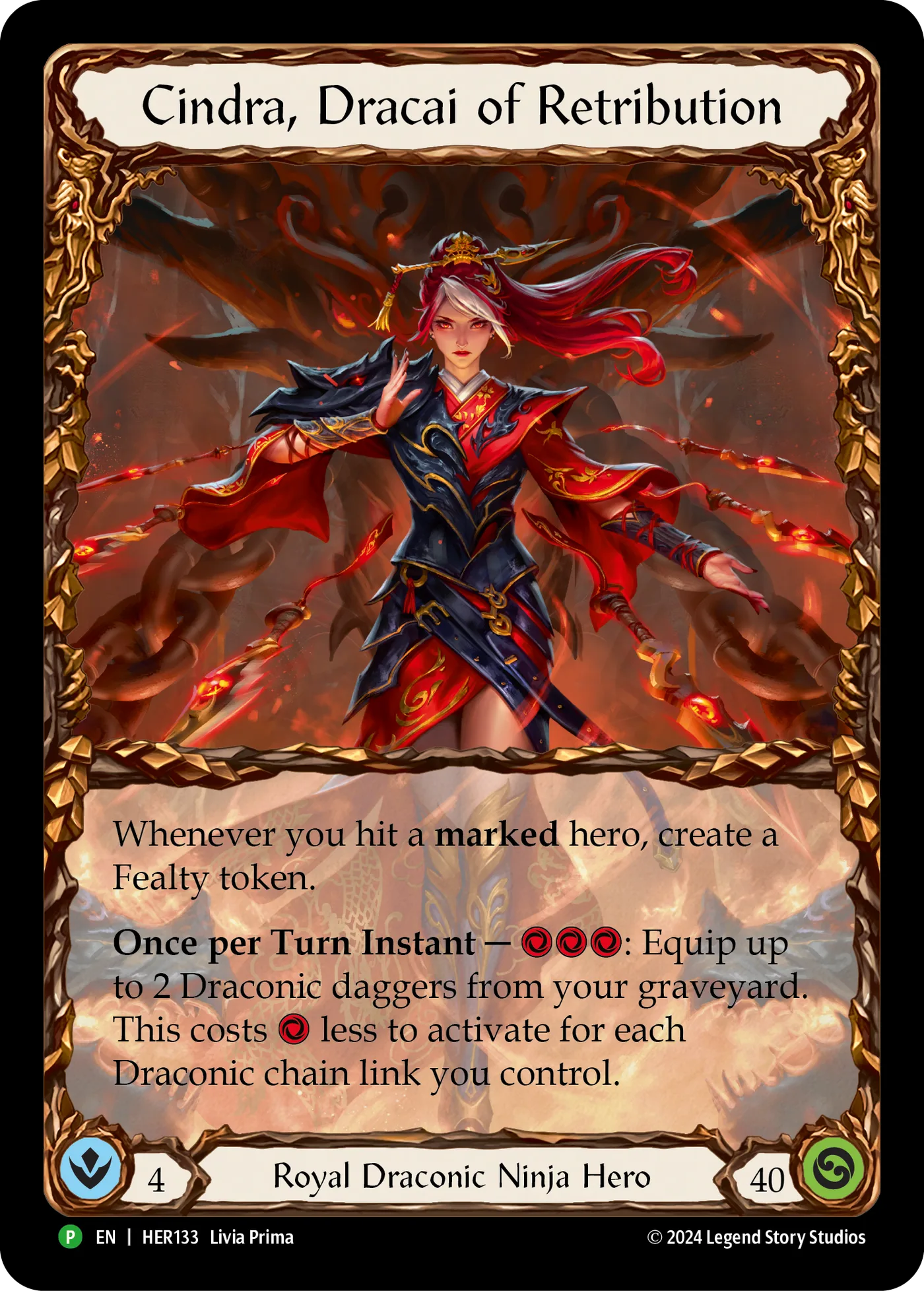 Cindra, Dracai of Retribution