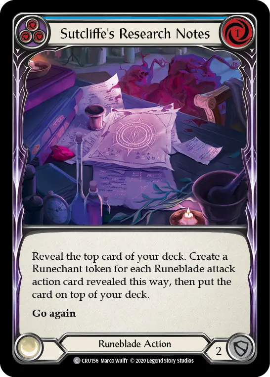 CRU · CRU156 · First Edition · Rainbow Foil