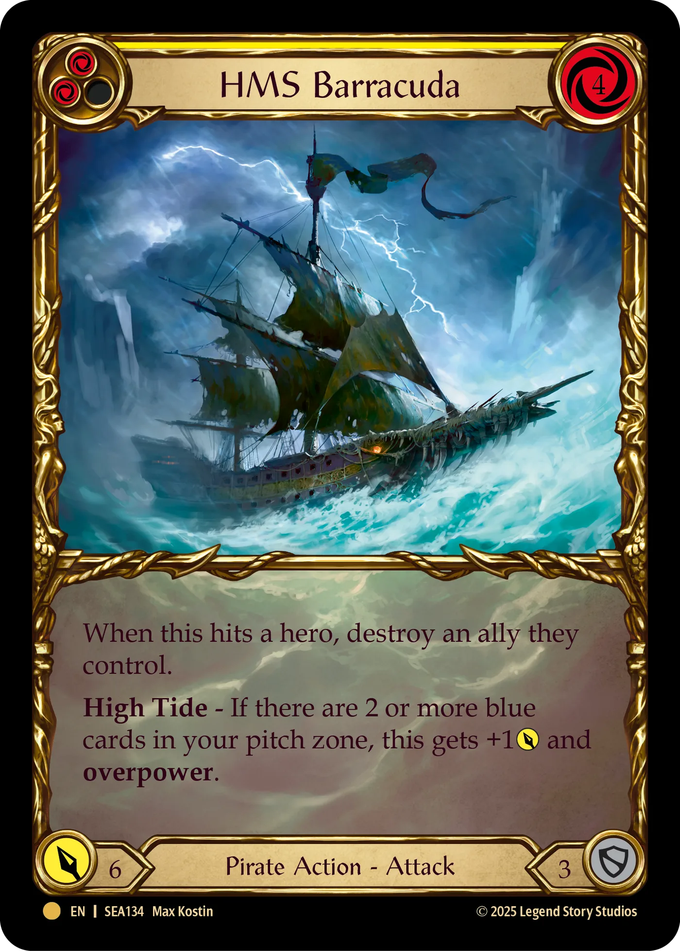 SEA · SEA134 · N · Cold Foil