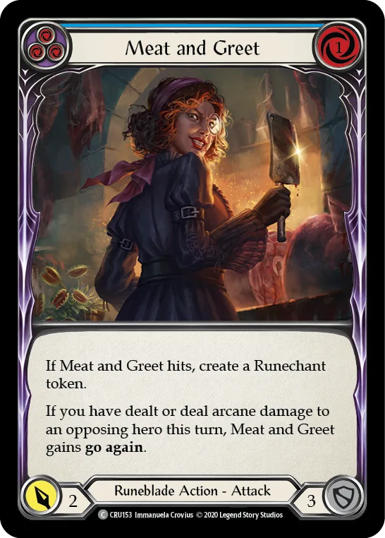 CRU · CRU153 · First Edition · Rainbow Foil