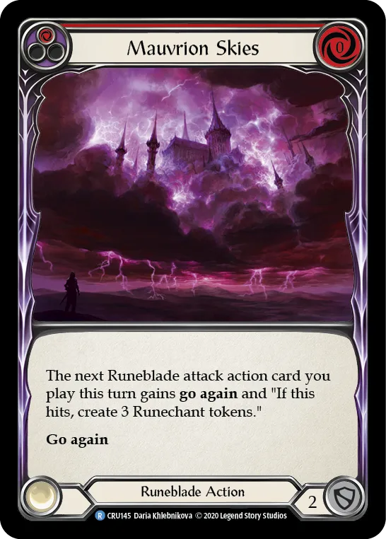 CRU · CRU145 · First Edition · Rainbow Foil