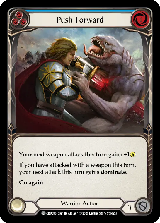 CRU · CRU096 · First Edition · Rainbow Foil