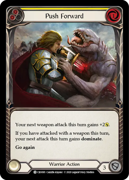 CRU · CRU095 · First Edition · Rainbow Foil