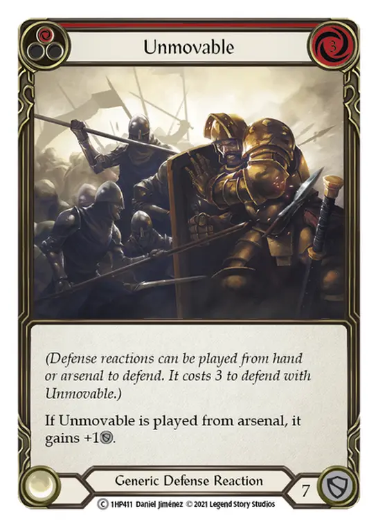 Unmovable
