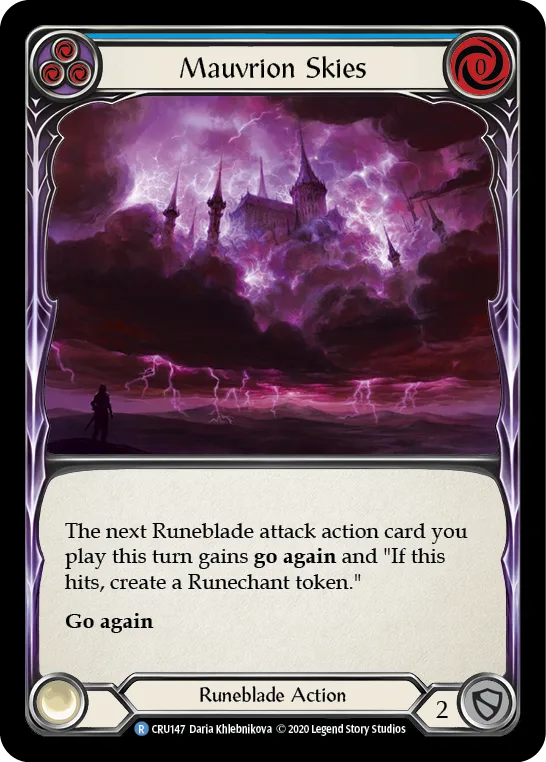 CRU · CRU147 · First Edition · Rainbow Foil