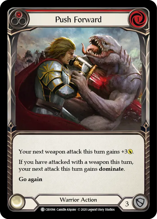 CRU · CRU094 · First Edition · Rainbow Foil