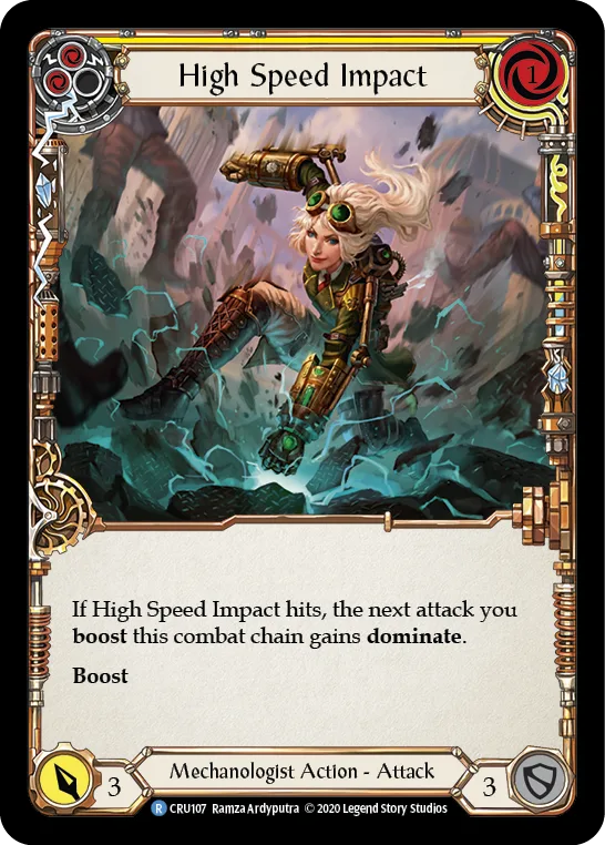 CRU · CRU107 · First Edition · Rainbow Foil