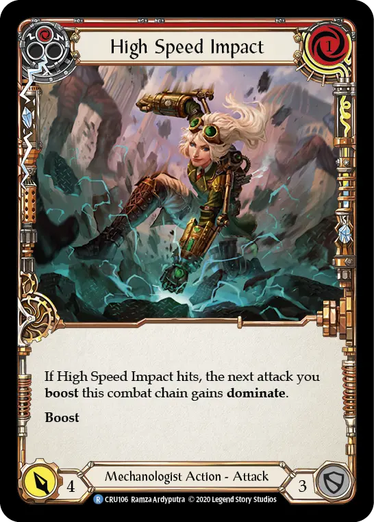 CRU · CRU106 · First Edition · Rainbow Foil