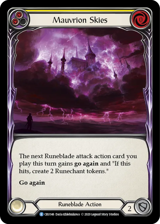 CRU · CRU146 · First Edition · Rainbow Foil