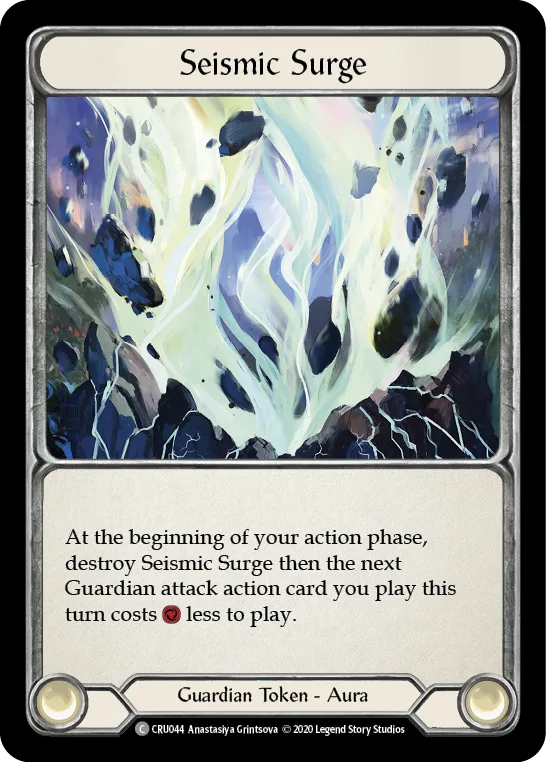 CRU · CRU044 · First Edition · Rainbow Foil