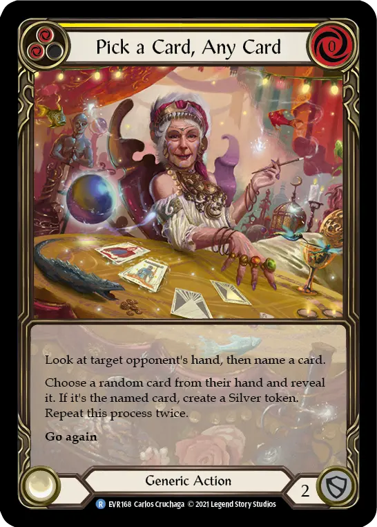 EVR · EVR168 · First Edition · Rainbow Foil