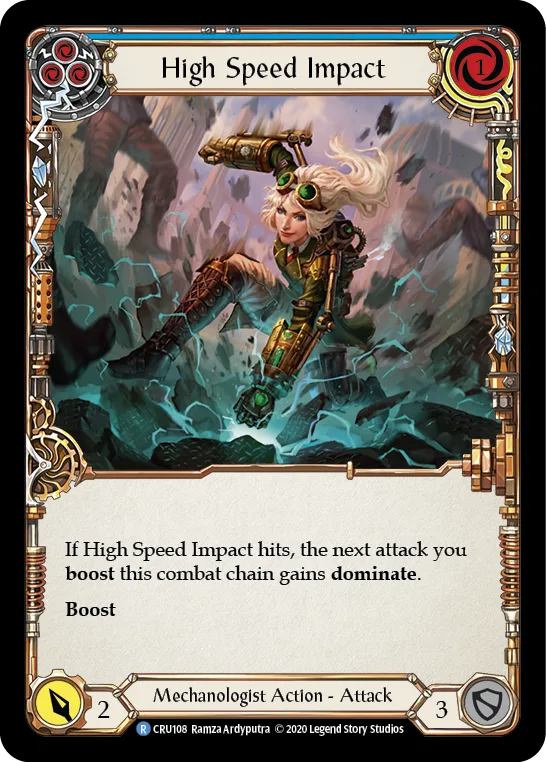 CRU · CRU108 · First Edition · Rainbow Foil