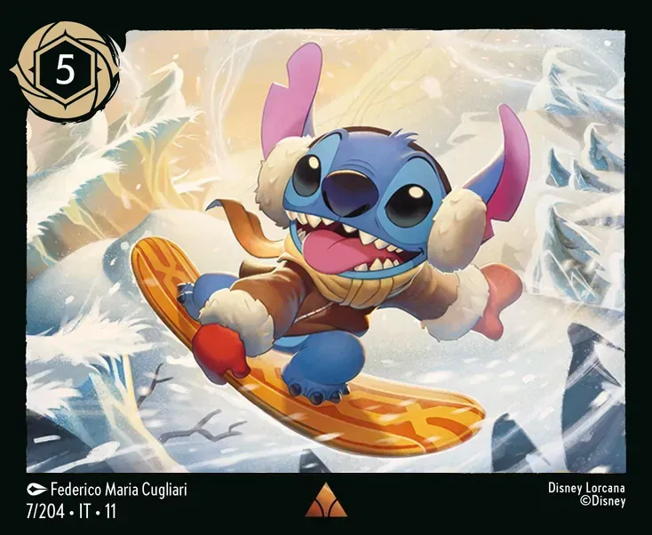 Stitch - Carefree Snowboarder