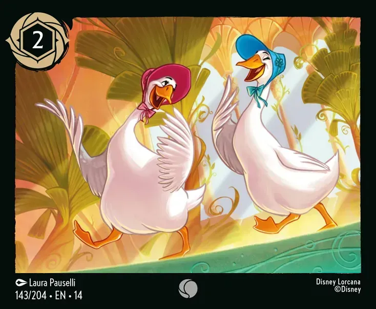 Abigail & Amelia - Gossiping Geese