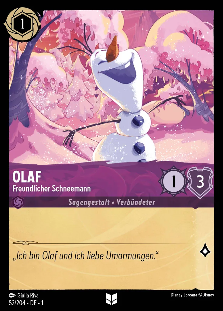 Olaf - Freundlicher Schneemann