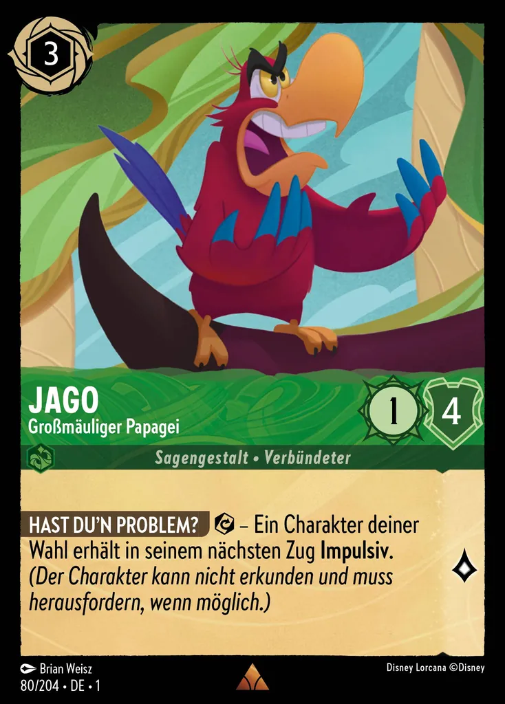 Jago - Großmäuliger Papagei