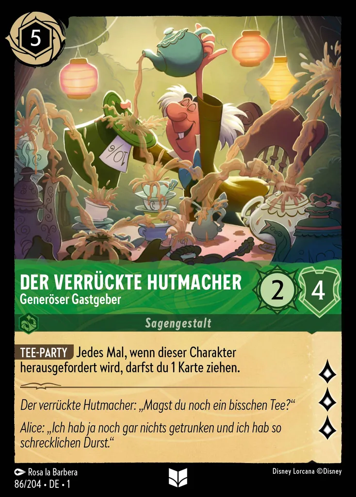 Der verrĂŒckte Hutmacher - Generöser Gastgeber