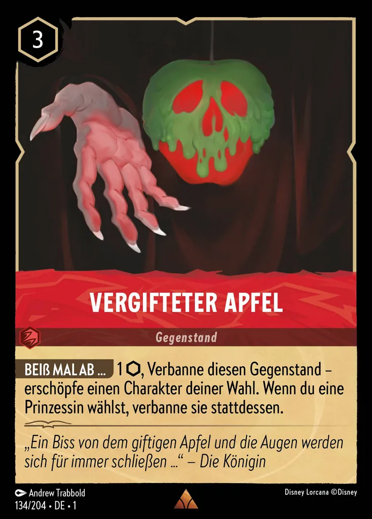 Vergifteter Apfel
