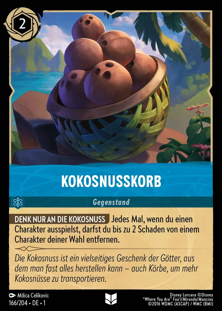 Kokosnusskorb