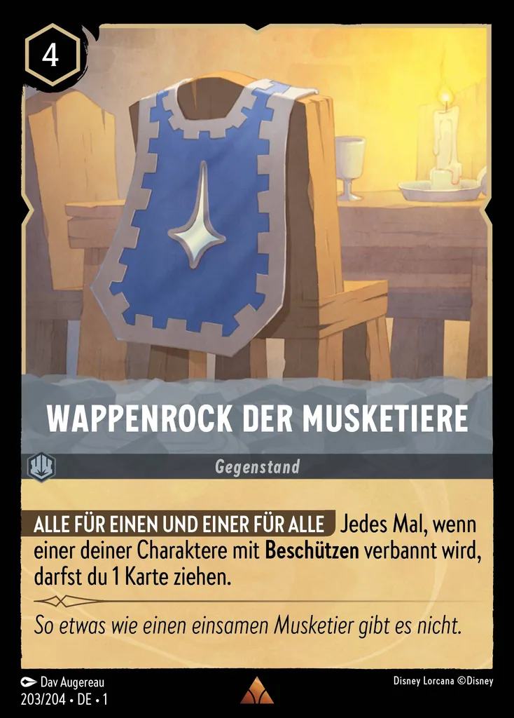 Wappenrock der Musketiere