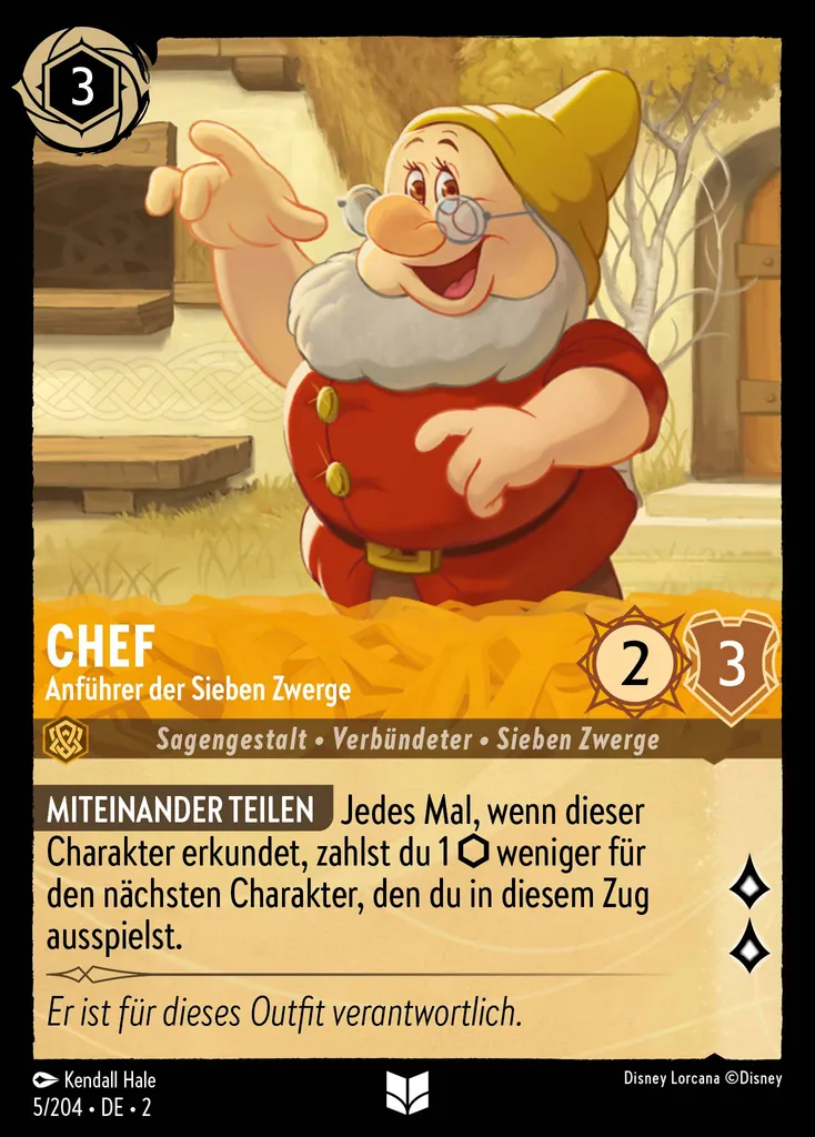 Chef - AnfĂĽhrer der Sieben Zwerge