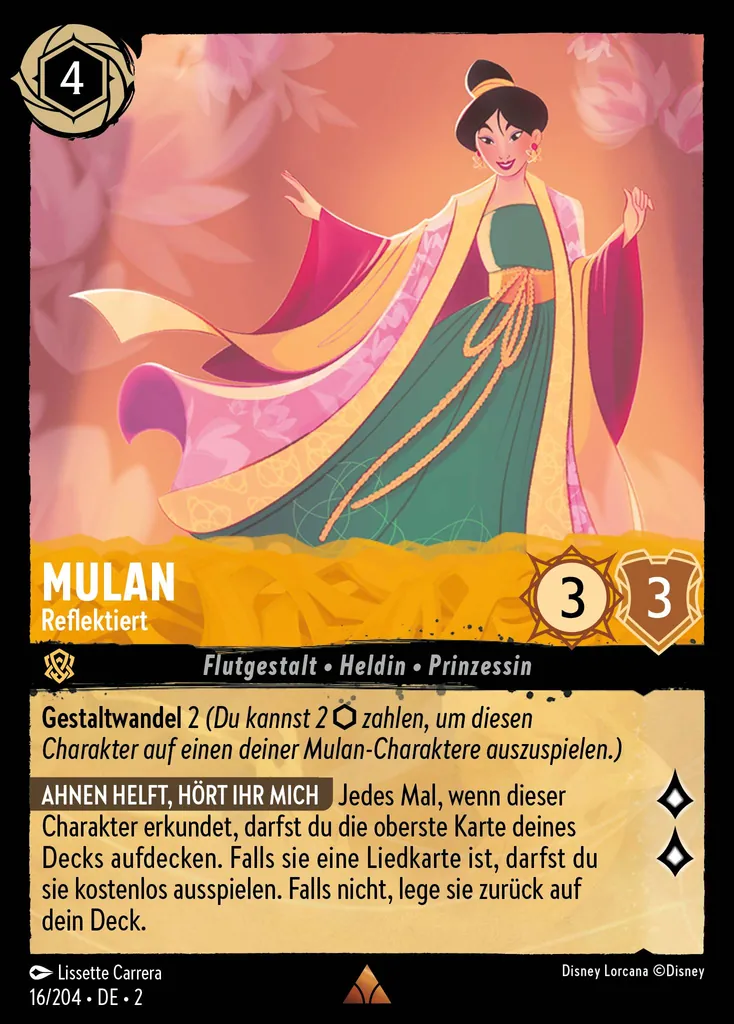 Mulan - Reflektiert
