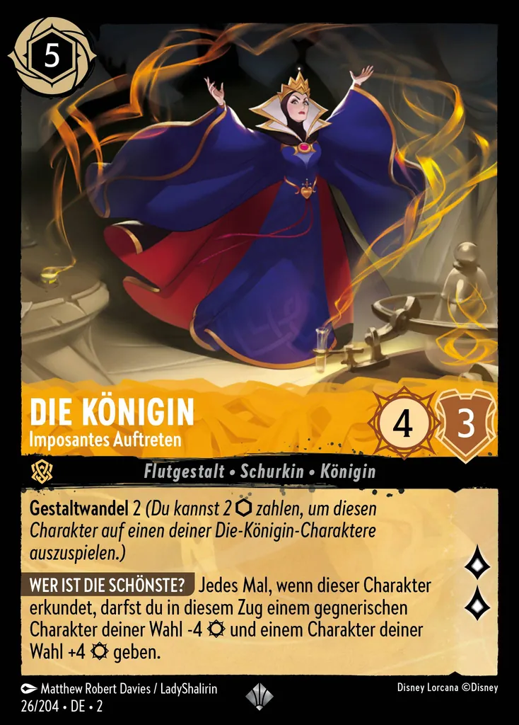 Die Königin - Imposantes Auftreten